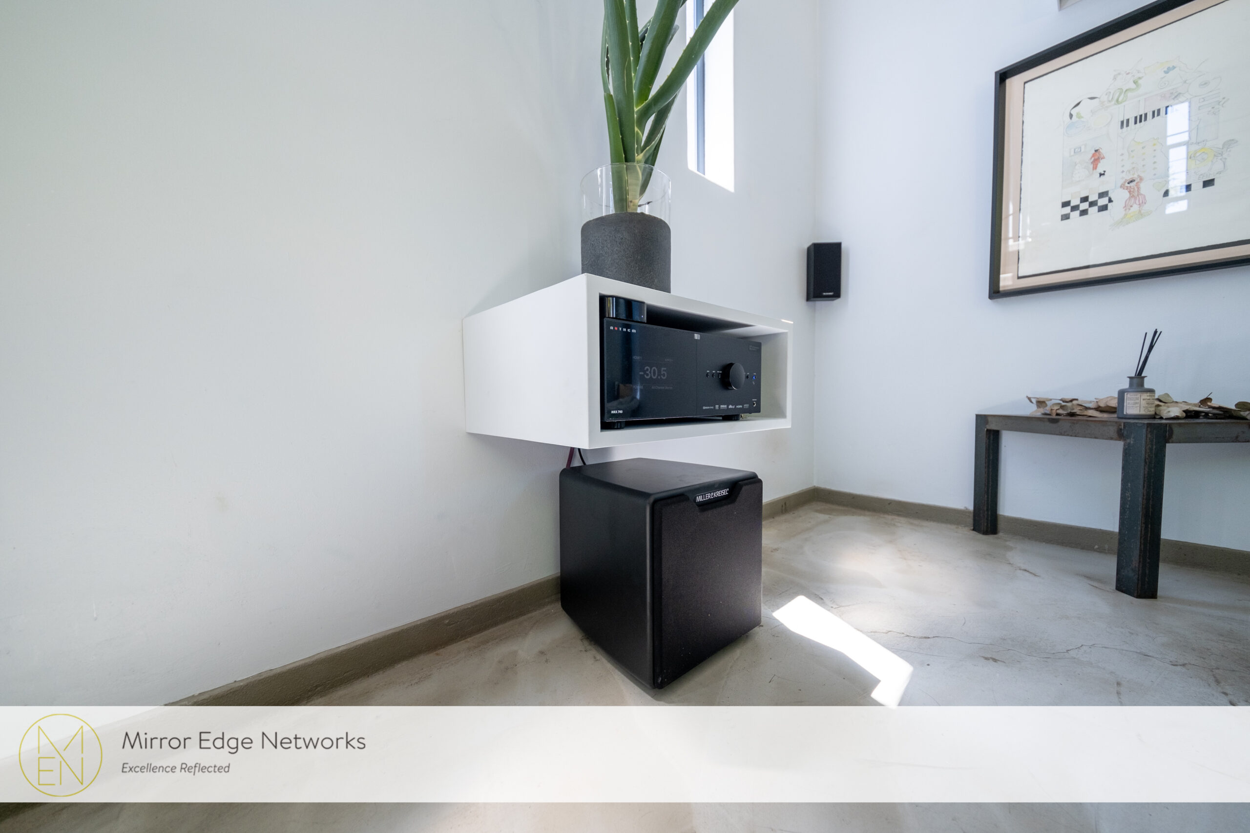 Anthem MRX740 receiver and M&K subwoofer